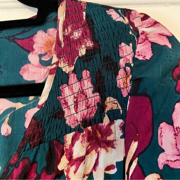 Band of the Free Boho Floral Wrap Dress - Picture 10 of 13